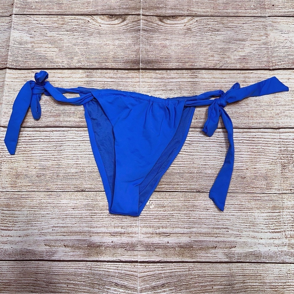 NWOT Zara Vibrant Royal Blue Swim Bikini Bottom Size M